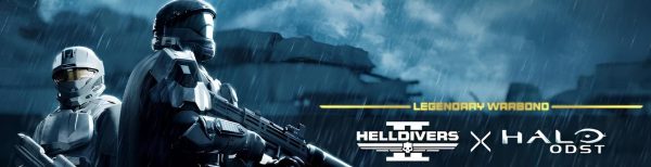 Helldivers 2 x Halo ODST Legendary Warbond promotional banner
