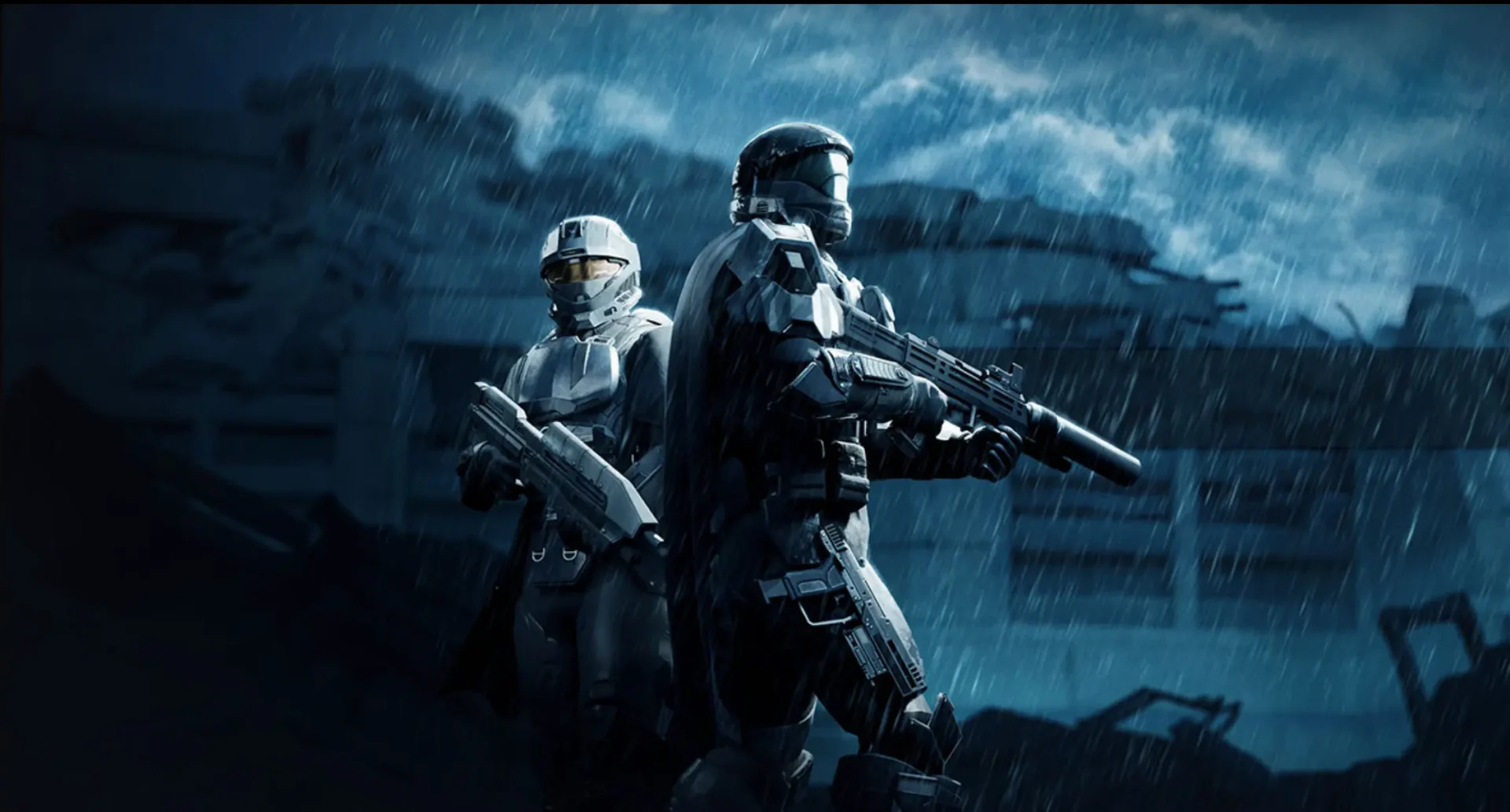 Helldivers 2 x Halo ODST crossover promotional artwork — Legendary Warbond launch.