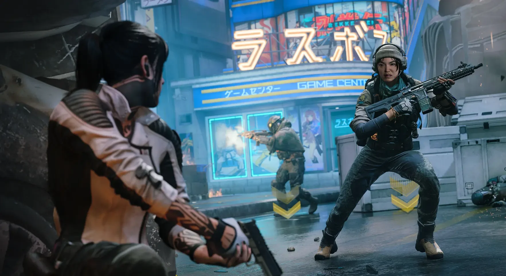 Call of Duty Black Ops 7 multiplayer trailer screenshot with operators